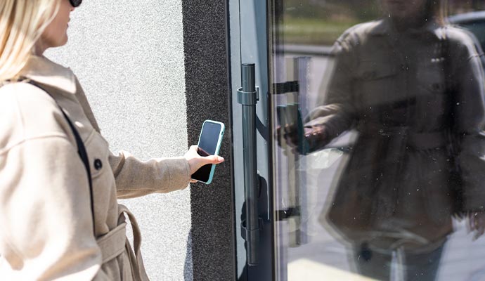 Access control in business security