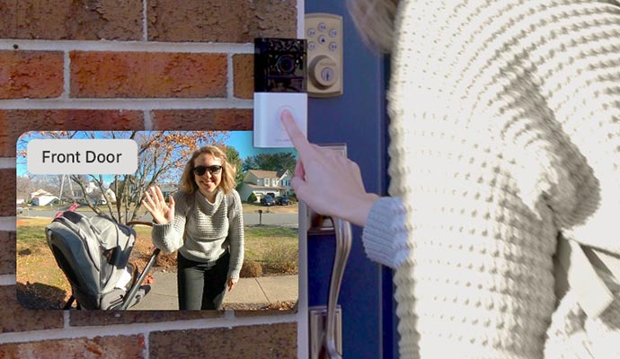 Smart door entry monitoring system