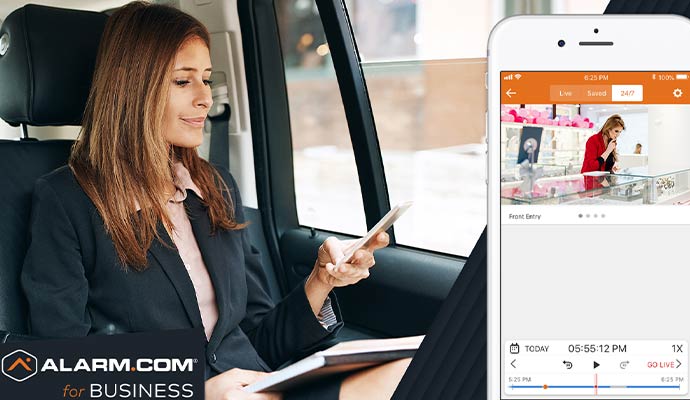 Monitoring daily activity on mobile through security system