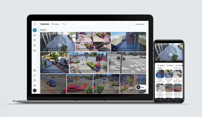 Cctv monitoring multi device access