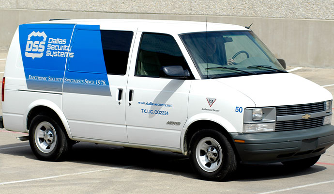 Dallas Security Systems van
