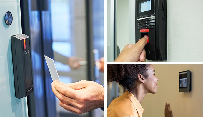 Different types of access control device