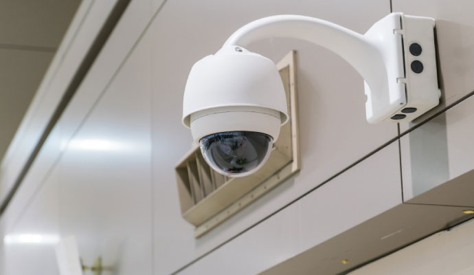 Indoor dome security camera