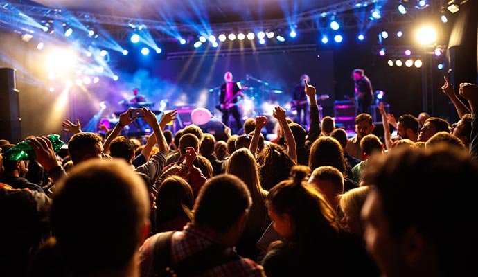A live concert