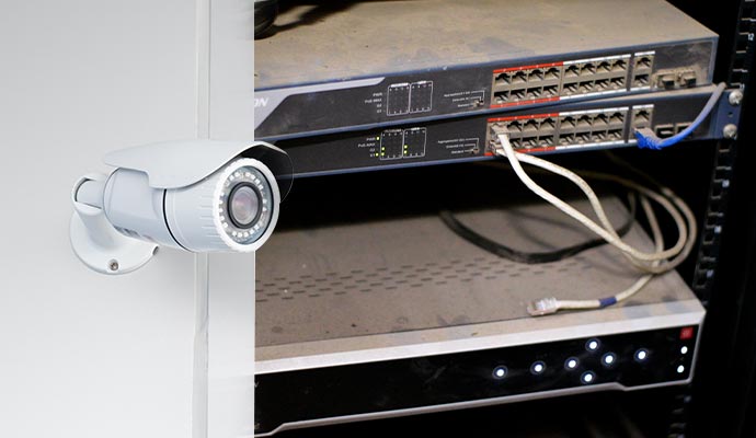 installed nvr security camera