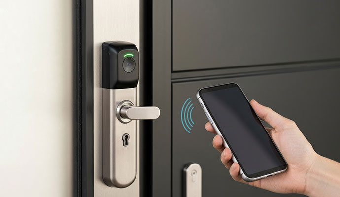 Touchless door system