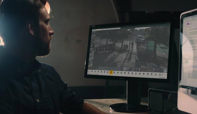 Business security surveillance monitoring