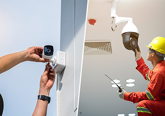 collage of milestone installation and repair usage