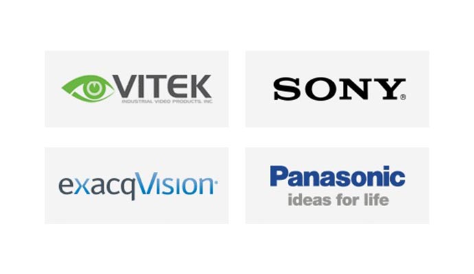 Different types of video surveillance camera brand