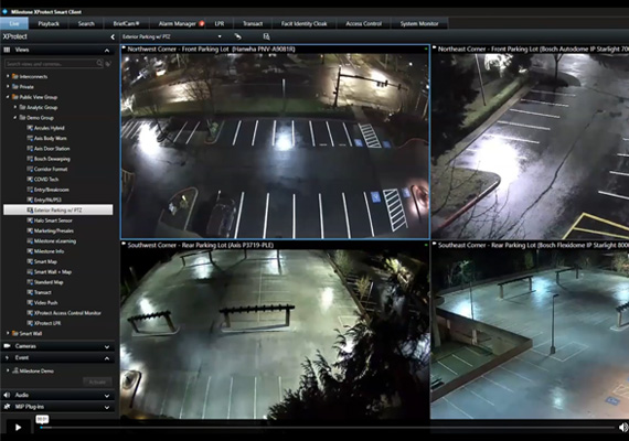 milestone installation in commercial space