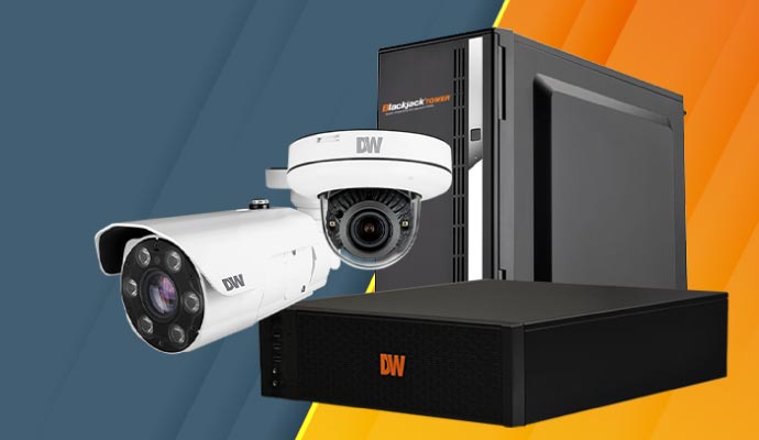 NVR security system and video surveillance cameras